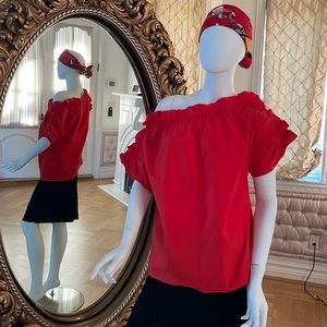 MSGM Milano elegant and unique design top cotton like new